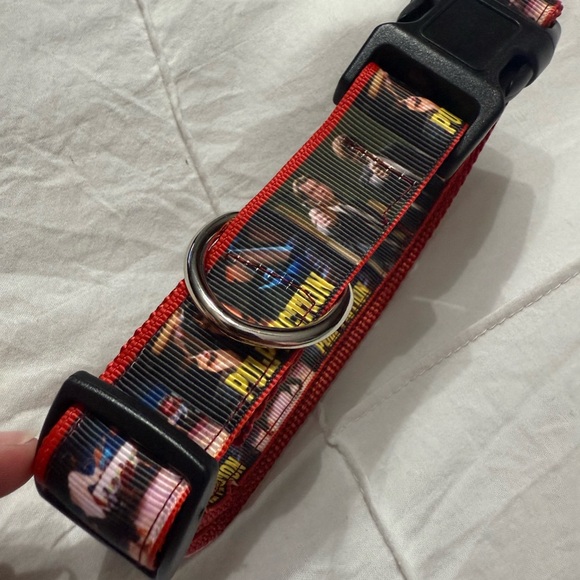 Red Dog Collar fashion Design pulp fiction pop culture movie - Picture 1 of 4